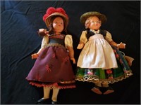 2) German Schmider dolls