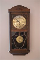 Wall Hanging Pendulum Clock with Key