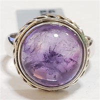 $260 Silver Amethyst(4.5ct) Ring