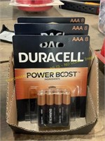 3 pks AAA Duracell batteries