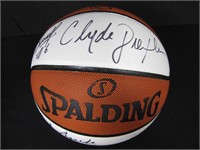 JORDAN RUSSELL WEST KOBE SIGNED BASKETBALL