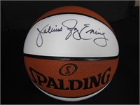 JULIUS ERVING SIGNED BASKETBALL COA