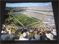 RAVENS TEAM SIGNED 11X14 PHOTO COA LOOK