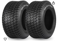 Pair of 16 x 6.50-8 Lawn Mower Tubeless Tires