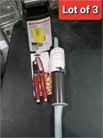 Lot of 3, Kitchen Items, Can Opener, Rolling Pin &