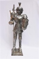 33"- Metal Suit of Armour Knight Standing Stature