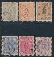 FINLAND #25-30 USED FINE-VF