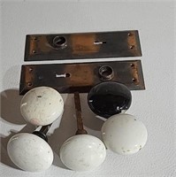 Vintage Door knobs and face plates
