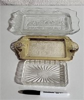 Vintage Glass Trays
