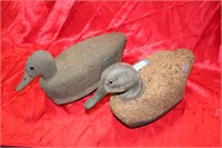 2 DUCK DECOYS