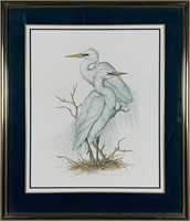 Christine Marshall's "Great White Egrets" Limited
