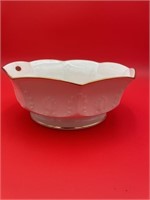 60's Noritake China Fruit Bowl Gold Rim