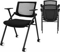 Brobriyo 2 Pack Stackable Conference Room Chairs