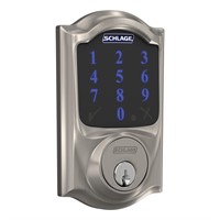 Schlage Camelot Satin Nickel Wifi Smart Lock