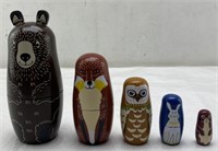 5 piece nesting dolls