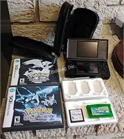 Nintendo DS with Pokemon Games & More-LR