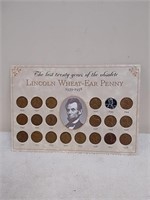 Lincoln wheat ear Penny collection