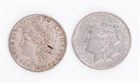 Coin Morgan Silver Dollars, 1882-O/S,1897-O,VF-XF