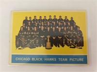 1964 Topps Hockey Card - Chicago Black Hawks Team