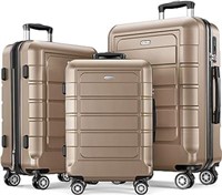 Showkoo Luggage Sets Expandable TSA Lock