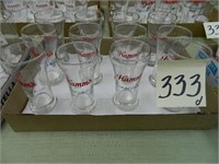 (12) Hamm's Pilsner Glasses (5 1/4") -