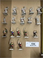 Misc Pcs of Ral Partha Pewter figs 17pcs, 70s-90s