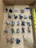 Misc Pcs of Ral Partha Pewter figs 24pcs, 70s-90s
