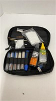 Gunmaster Gun Cleaning bag. Contents are shown