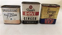 3 Old Spice Tins