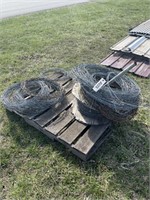 Pallet of Barb Wire