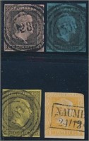 GERMANY PRUSSIA #3-5 & #13 USED AVE-FINE