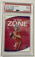 2020 Panini #Izja Josh Allen PSA 9 Sports Card