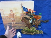 7th cavalry resin statue by summit collection-13in