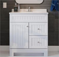 Style Selections 30-in White Bathroom Vanity $349