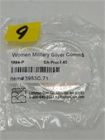 Women Military silver dollar proof 1994-P