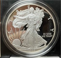 2008-W American Silver Eagle (Proof UCAM in Box)