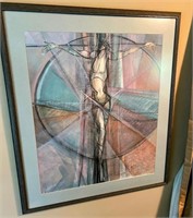 Signed artwork of the "Circle of Life" Crucifixion