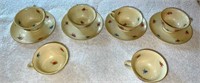 6 Rosenthal, Germany cups with four saucers