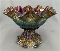 Persian Garden fruit bowl & base - purple