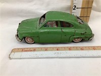 SAAB 93B Tin Toy Friction Car, 7 1/4”L