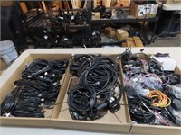 Assorted radio & camera cables.