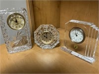 8" Cut Glass Waterford Clock (DT 7949-306)