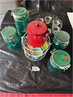 Candle Holders and Glass Storage Cannisters