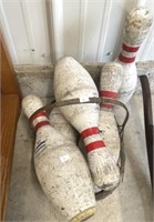 Bowling Pins And Basket