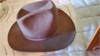 Rockmount Brown Hat, Size 7.5