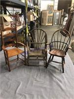 ASSORTED DOLL CHAIRS