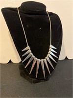 Retro 80' EXPRESS Graduated Spike Necklace