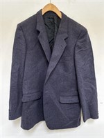 Vintage Yves Saint Laurent blue wool sports