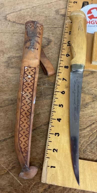 Marttiini filet knife with sheath