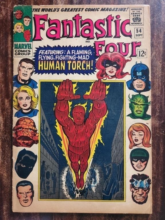 Fantastic Four #54 (1966) 3rd app BLACK PANTHER!
